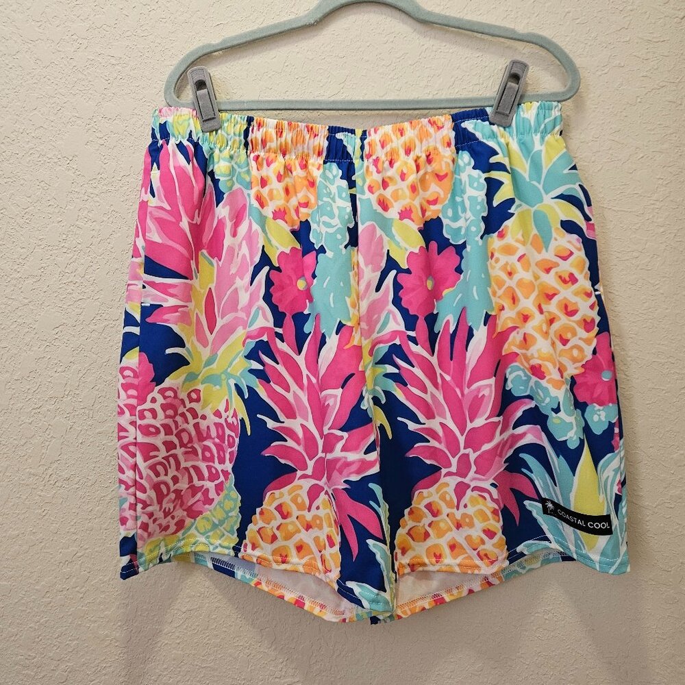 NWOT Coastal Cool Vibrant Pineapple Board Shorts
